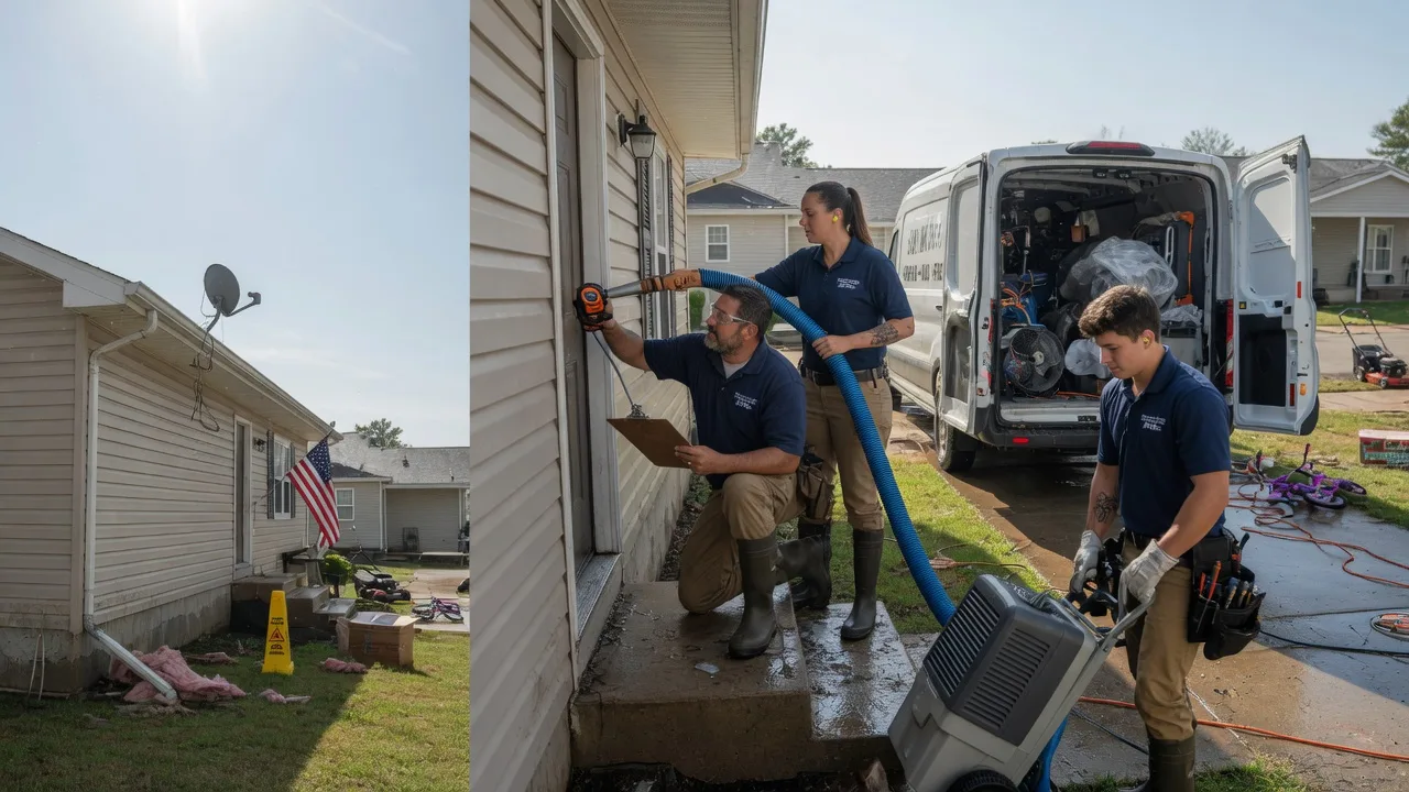 Ceiling Water Damage Restoration in Sanford, ME near me